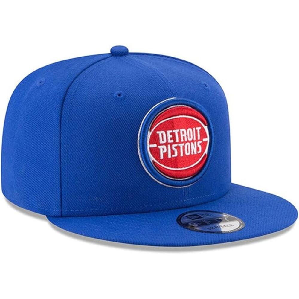 NWT New Era Unisex Detroit Pistons 9Fifty Snapback Hat, Royal Blue, Adjustable